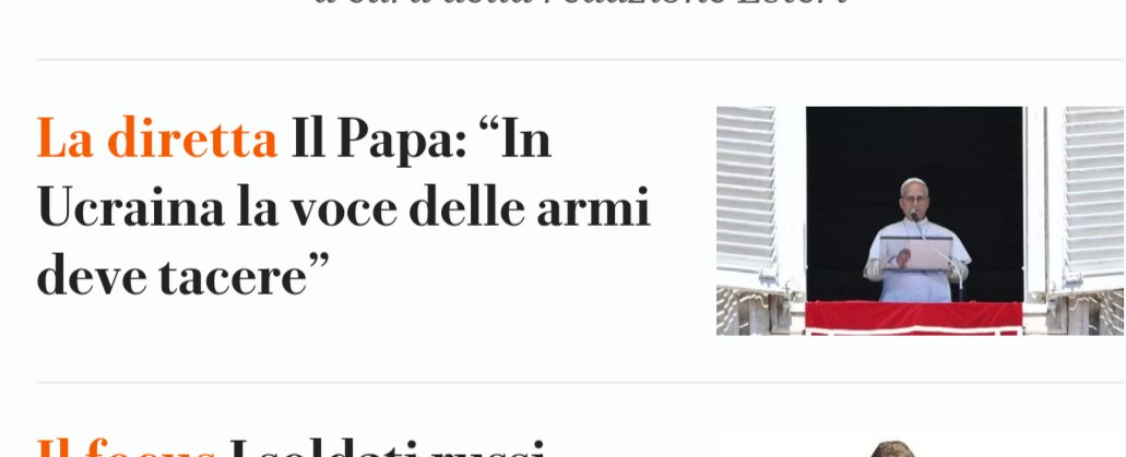 Per questo prete esiste solo l'Ucraina.

Non si è manco accorto della mattanza in corso a Gaza!

È proprio vero, se vedi un punto nero...