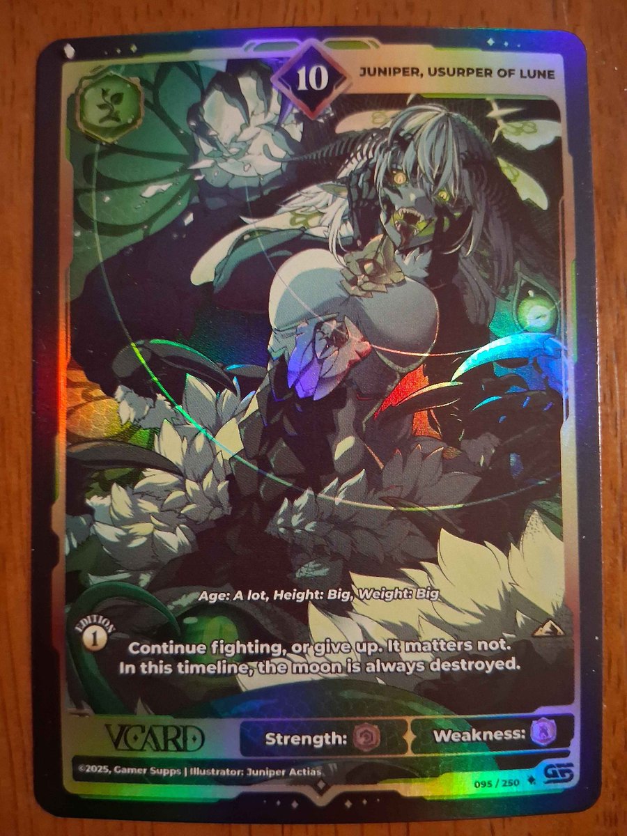 The1WhoQuacks's tweet image. Finally got to open up The Cards I won in a @VCardTCG giveaway and got these awesome 10 cards of @Buffpup_ , @IkumiVtuber , and @Egocider! Absolutely beautiful art on all the cards and a blast to open!