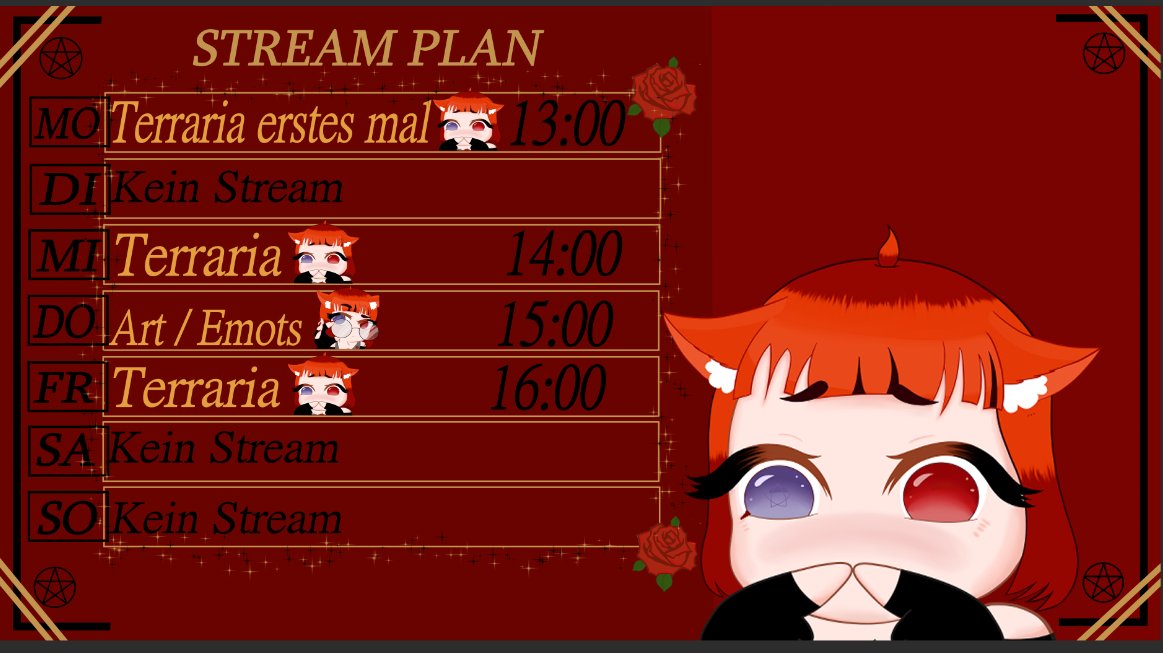 Stream plan für die kommende Woche 
Die Woche wird anderes wild
twitch.tv/helo_sop
#vtuber #GERVtuber #stream