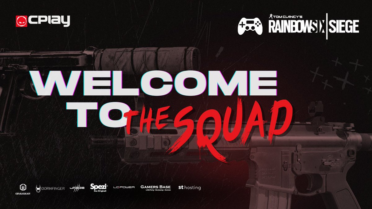 [#RainbowSixSiege] 
Zu so netten boys konnten wir nicht wieder Nein sagen...Deshalb dürft ihr heute mit uns unser neues Team für R6S Console begrüßen🤠

Willkommen❤️
<a href="/Slivovic18/">𝕊𝕫𝕣𝕖𝕥𝕟</a> <a href="/ThatsVibez/">Vibez</a> <a href="/myszkovicR6/">Myszkovic</a> <a href="/DroningYoshi/">Joshi</a> <a href="/AkameeeR6/">Akame</a> <a href="/Shxkeee/">Shxkeee</a> <a href="/Mxntinho/">Mxntinho</a> <a href="/xNonoo18/">Nono</a> 

 #THESQUAD