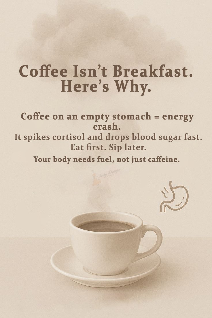 BodyDesignStyle's tweet image. Breakfast skipped + coffee chugged = brain running on vibes, not nutrients.
Follow for more tips.
Share with your friends and family.

#caffeineculture #healthyenergy #fuelyourbody