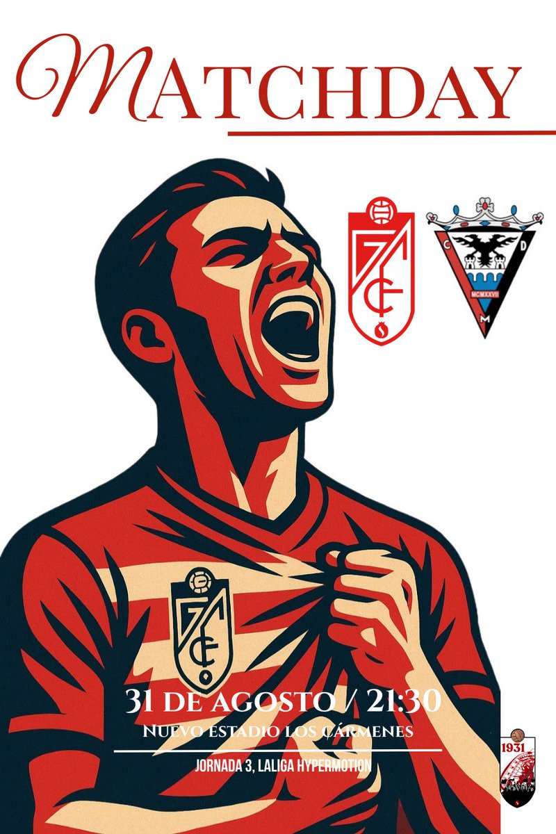Gradaanimaciongranadacf (@gradagranadacf) on Twitter photo 🔥 ¡HOY JUGAMOS EN CASA! 🔴⚪️
Los Cármenes vuelve a rugir para llevar al <a href="/GranadaCF/">Granada CF ❤️⚪️</a> a la victoria 💪
🆚 CD Mirandés
🏟️ Nuevo Estadio Los Cármenes
🕤 21:30h
📅 Jornada 3 | #LaLigaHypermotion
💥 ¡Que la grada sea un infierno rojiblanco!
#VamosGranada #Matchday 🔥 ¡HOY JUGAMOS EN CASA! 🔴⚪️
Los Cármenes vuelve a rugir para llevar al <a href="/GranadaCF/">Granada CF ❤️⚪️</a> a la victoria 💪
🆚 CD Mirandés
🏟️ Nuevo Estadio Los Cármenes
🕤 21:30h
📅 Jornada 3 | #LaLigaHypermotion
💥 ¡Que la grada sea un infierno rojiblanco!
#VamosGranada #Matchday