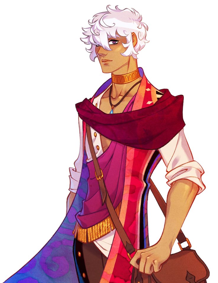 Asra from Arcana is disabled. He has half a heart (canon).