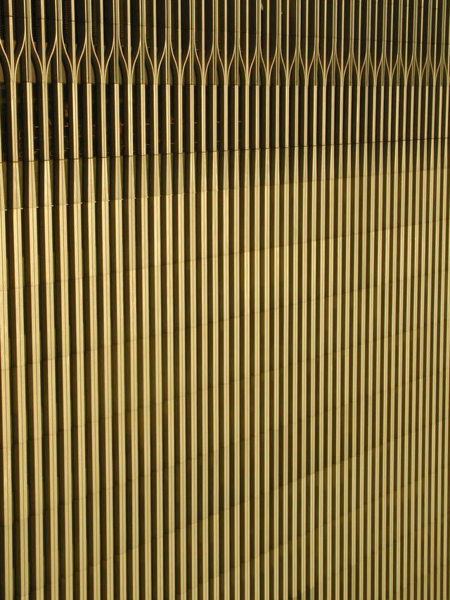 Visitors to the World Trade Center’s observation deck enjoy a nice summer evening.