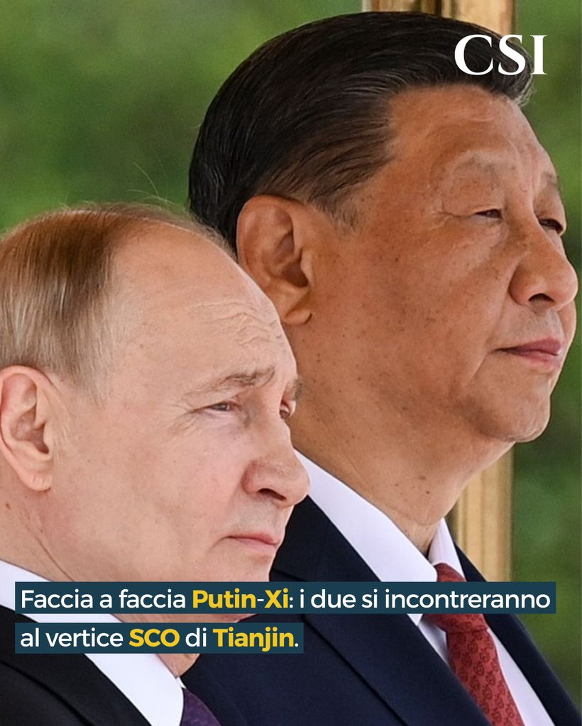 🇨🇳 🇷🇺 A #Tianjin, Cina, i Presidenti #Putin e #Xi terranno un incontro bilaterale.

A cura di Riccardo Cappelletto

👇
instagram.com/p/DOBnO5mCIws/