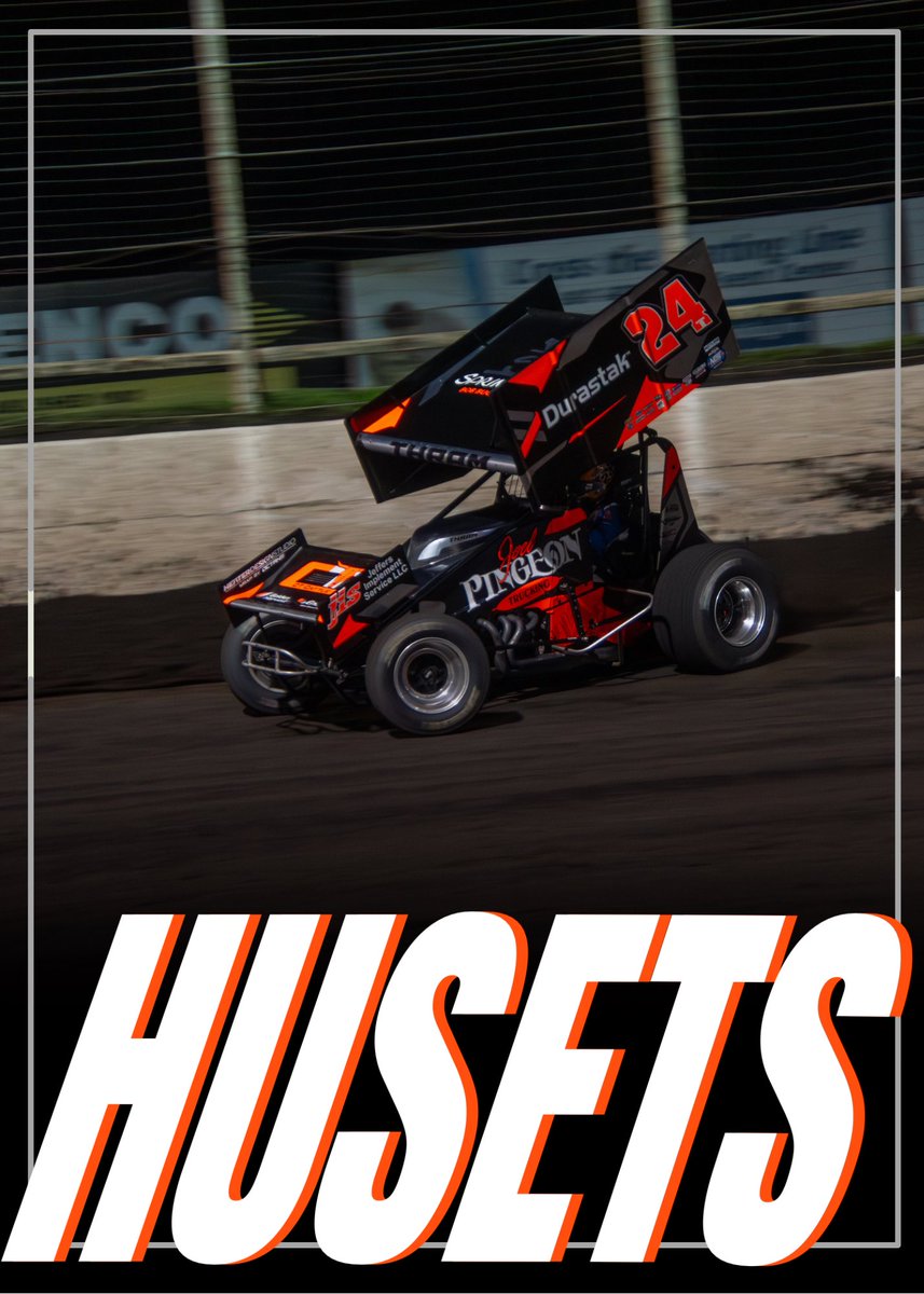 𝐑𝐀𝐂𝐄𝐃𝐀𝐘 🏁

📍: <a href="/HusetsSpeedway/">Huset's Speedway</a> 
🏎️: <a href="/WorldofOutlaws/">World of Outlaws</a> 
🎟️: At the Track
⏰: 6:30PM Hot Laps
📺: <a href="/dirtvision/">DIRTVision</a> 
⏱️: <a href="/MyRacePass/">MyRacePass</a> 
📸: <a href="/jamesjungemann/">James Jungemann</a>