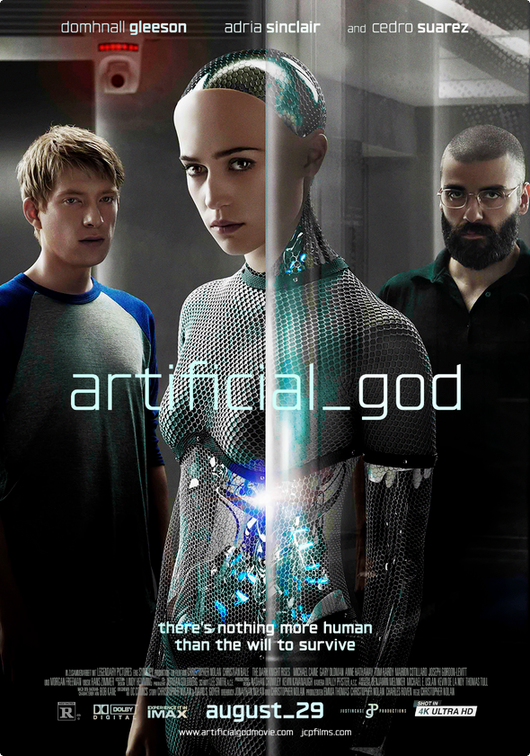 The most powerful creation, human or artificial, is the desire to survive. #ArtificialGodMovie, starring Domhnall Gleeson, Adria Sinclair and Cedro Suarez, is in IMAX and standard theaters now. Find out where it’s playing and get your tickets! 🎟️➡️ jcp.co/AIGodtix