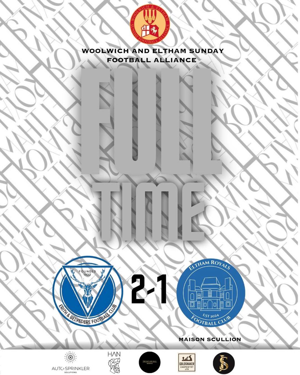 Eltham Royals FC (@elthamroyals24) on Twitter photo The poor run continues as we lose after going 1-0 up. We need to forget and move on to the first game of the season next week. UP THE ROYALS⚫️⚪️ <a href="/WESFA_Football/">W.E.S.F.A.</a> The poor run continues as we lose after going 1-0 up. We need to forget and move on to the first game of the season next week. UP THE ROYALS⚫️⚪️ <a href="/WESFA_Football/">W.E.S.F.A.</a>
