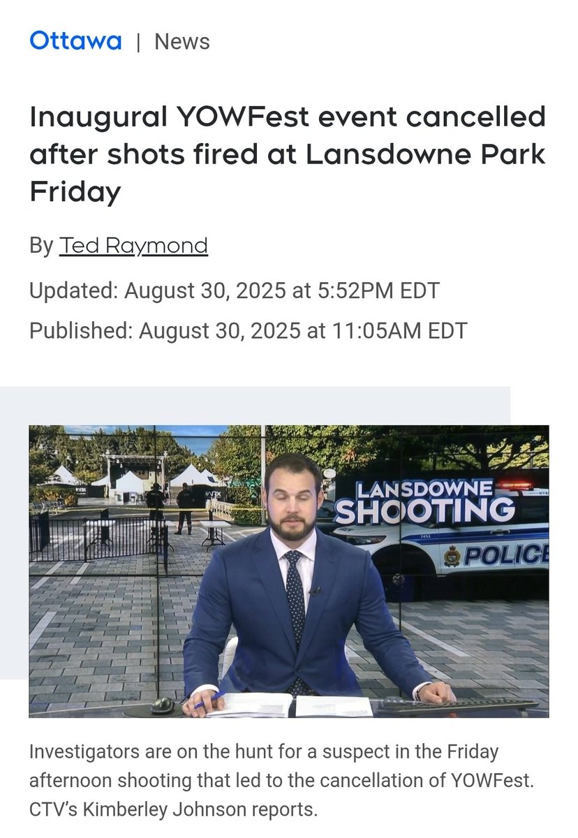 Ever noticed that Canada can't even have festivals anymore?

Theres either stampedes, gunshots or protests 

It didn't used to be like this.