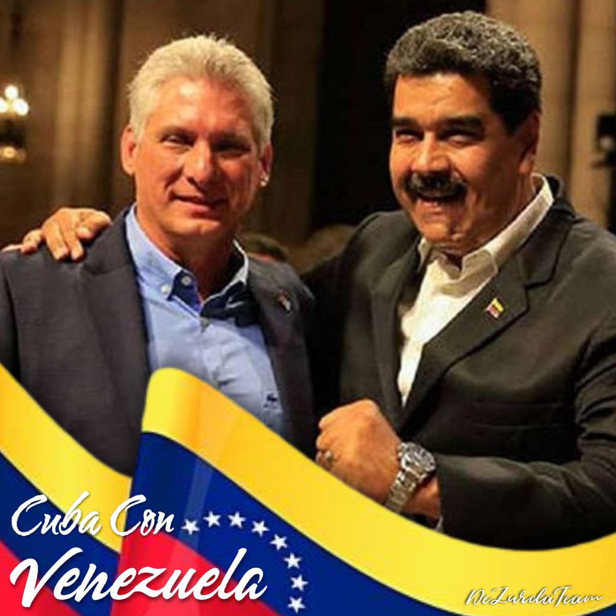 #Cuba y #Venezuela, unidas por la paz y la soberanía! 🇨🇺#CubaConVenezuela