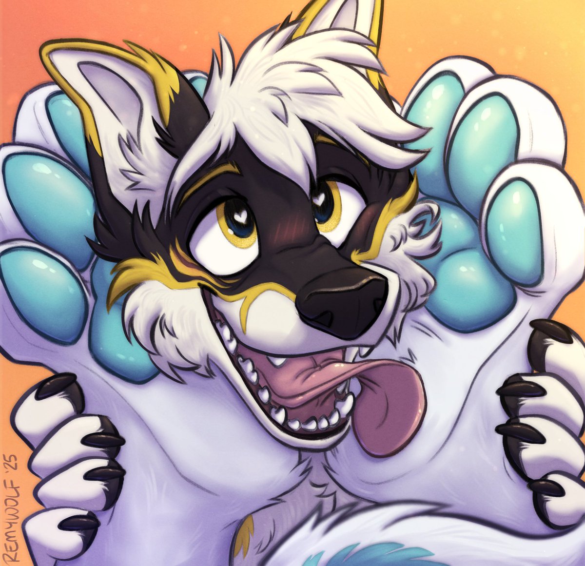 Sylox95's tweet image. Day 31 of #Pawgust 

It&apos;s no secret I love paws, especially paws on my face and what better way to cap off the month than by worshiping a nice pair of paws?

🐺 @yukonbarksalot
🎨 @Remy__Wolf
