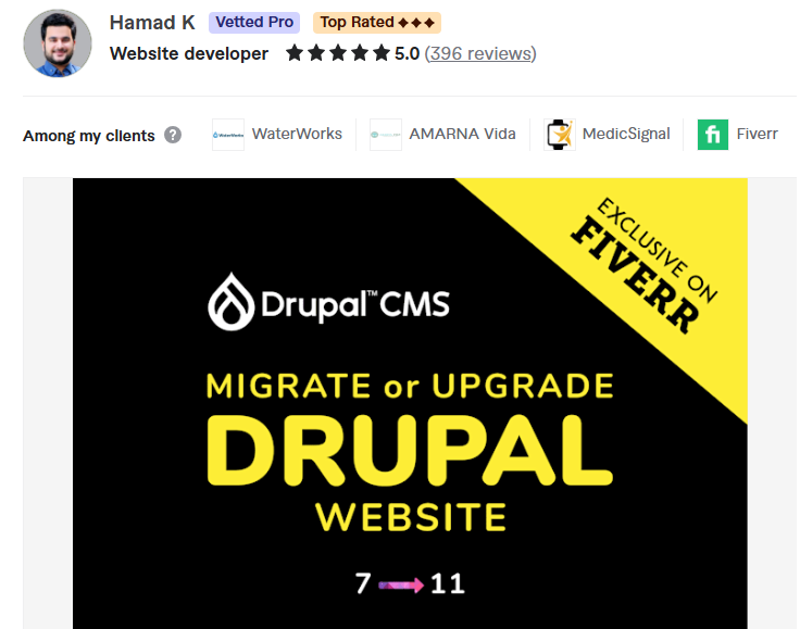 hirefreelancet's tweet image. Best Drupal Migration Services on Fiverr

⭐ Rating: 5.0 (390+ reviews)

💼 Services: Drupal 7/8 to Drupal 9 migration, website upgrades, module updates

💵 Starting Price: $520

Hire Hamad on Fiverr: linkedin.com/pulse/hire-ham…

#DrupalMigrationServices #Fiverr