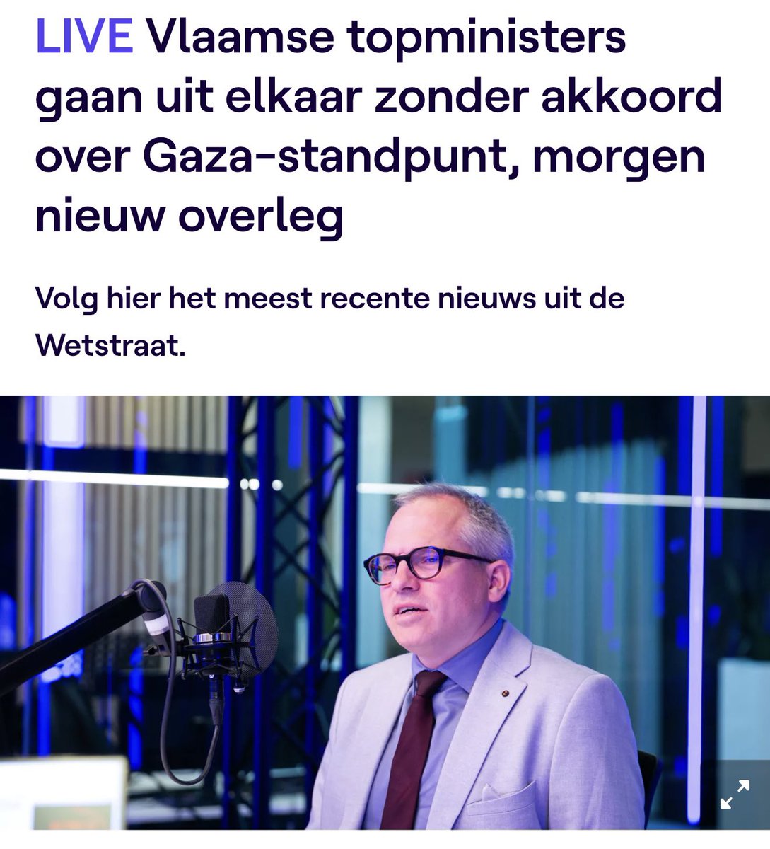 Luk De Wilde (@lukdewilde) on Twitter photo Mag het in de Wetstraat en omliggende straten stilaan ophouden over G.A.Z.A.?
De Dorpsstraat is daar helemaal niét mee bezig en zou graag hebben dat politici zich toeleggen op zaken die de Vlaming echt bezighouden.
- Wonen
- Veiligheid
- Stabiliteit
- Economie
- Welzijn
- Etc. Mag het in de Wetstraat en omliggende straten stilaan ophouden over G.A.Z.A.?
De Dorpsstraat is daar helemaal niét mee bezig en zou graag hebben dat politici zich toeleggen op zaken die de Vlaming echt bezighouden.
- Wonen
- Veiligheid
- Stabiliteit
- Economie
- Welzijn
- Etc.