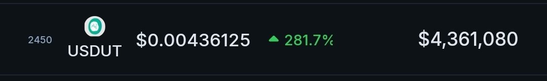 JustinCrypto88's tweet image. $USDT is 1$ with a 168 billion $ MC 
$USDUT is .0043 with a 4 million $ MC!  👀

@SolJakey @skateboardheem @Cobratate @TateTheTalisman
@chooserich @_davedigital @Burke1Dong @usdut_coin_sol @blknoiz06 @austinsiggz98 @Etherbeast
#UnstableTether #GemAlert #Solana