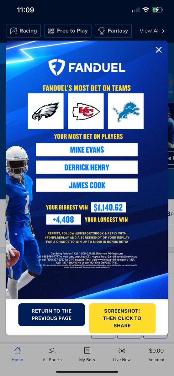 KalebUVG01's tweet photo. @FDSportsbook #FDNFLREPLAY https://t.co/4Io3u7GhNB