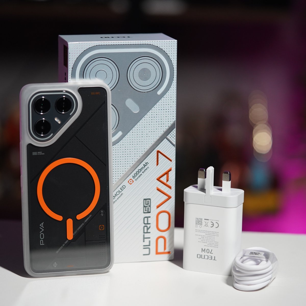 🚀 إعلان عن توفر احدث هاتف للالعاب من تكنو 

TECNO Pova 7 Ultra 5G
🔋بطارية 6000 مللي امبير 
🔰إضاءة LED خلفية 
⚙️معالج Dimensity 8350
🗼دعم  5.5G
🕵️‍♂️واجهتين منفصلة ببصمة الإصبع خصوصية وأمان
👦وضع الأطفال (Kids Mode) لأمان أطفالك
🎯وضع الألعاب (Gaming Mode) عشان تركز صح

بـ سعر