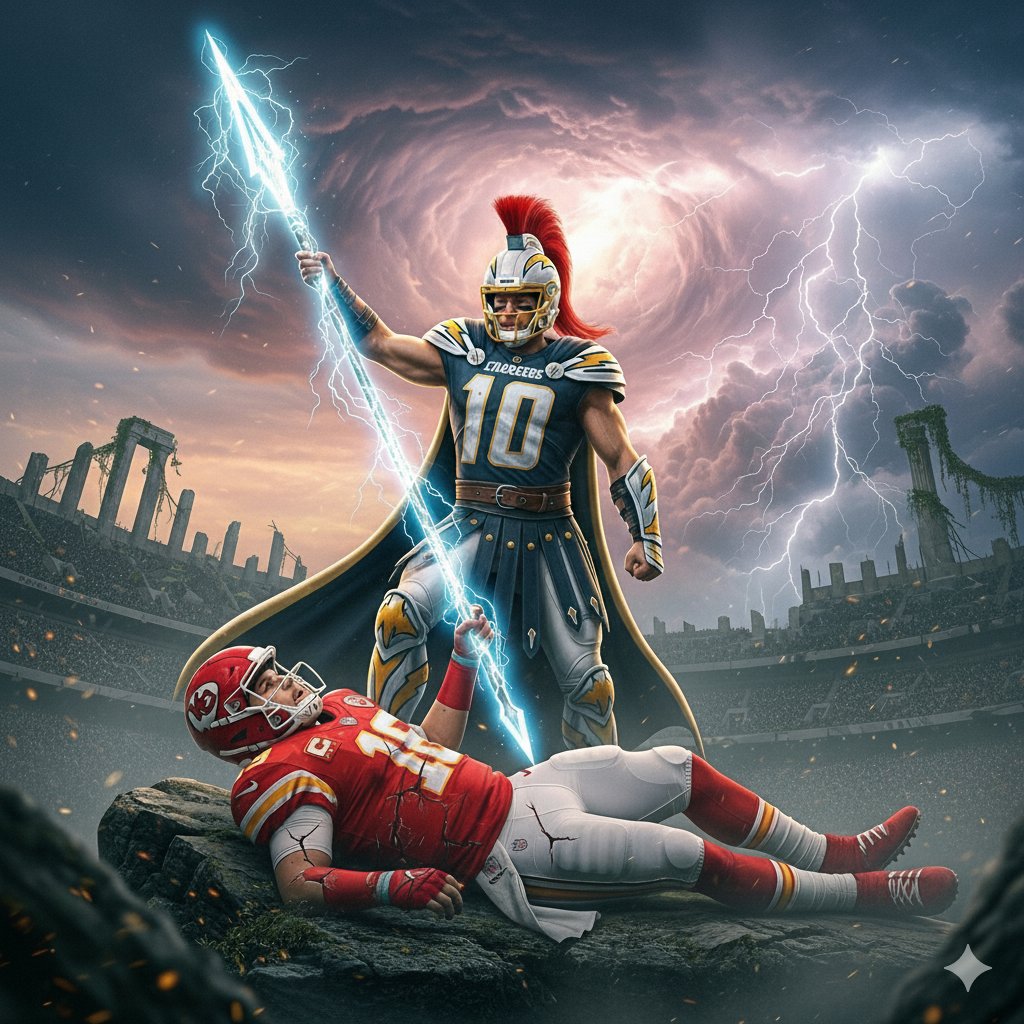 BoltMan000's tweet image. Chargers win 30-14 and put the league on notice.