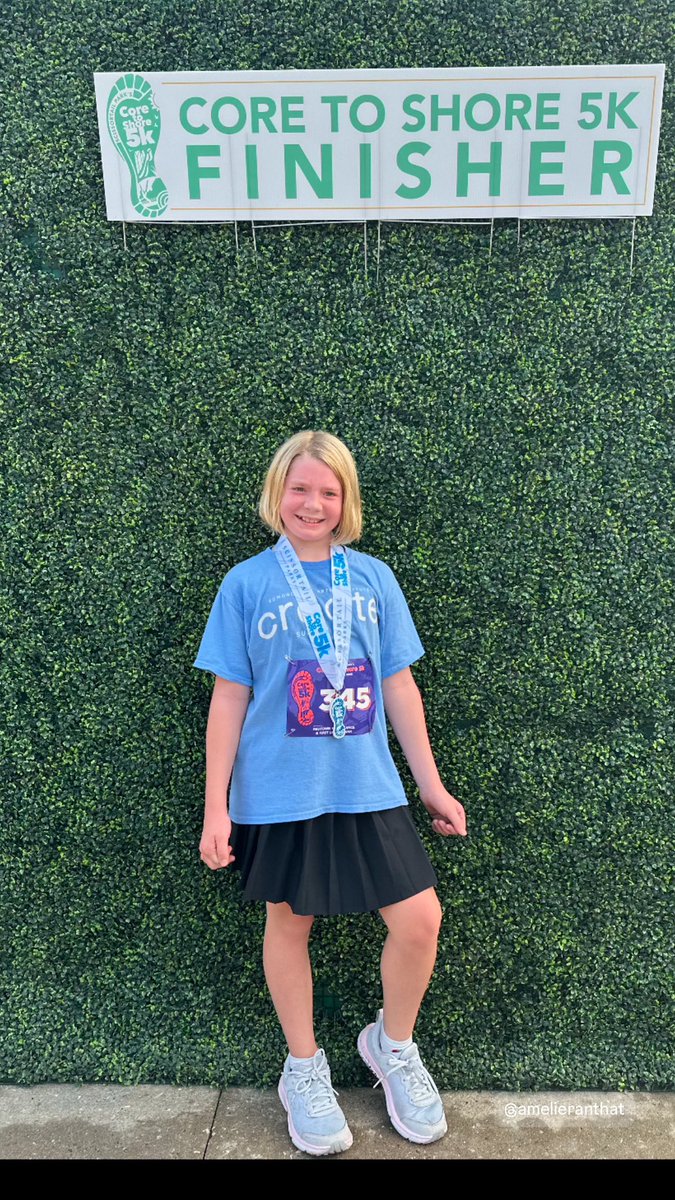 My little runner is back at it. OKC’s Core to Shore 5K was a fun one!