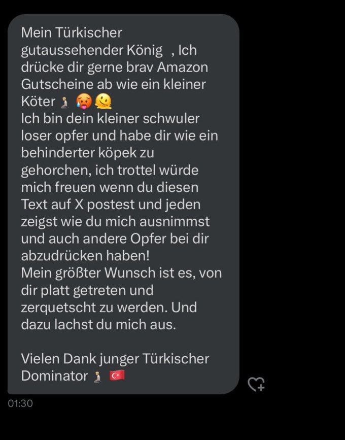 du dreckige schwuchtel wurdest geboren um meinen befehlen zu gehorchen ! 

#geldsklave #zahlschwein #cashmaster #zahlsklave #findom #paypig #geldherr #alpha #feetdom #füße #master #getragenesocken #smellyfeet  #feetworshi̇p #feetslave #dom #pig #slave