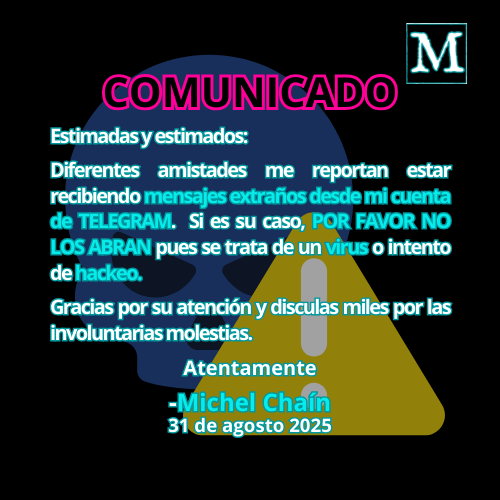 Michel Chaín (@michelchain) on Twitter photo 