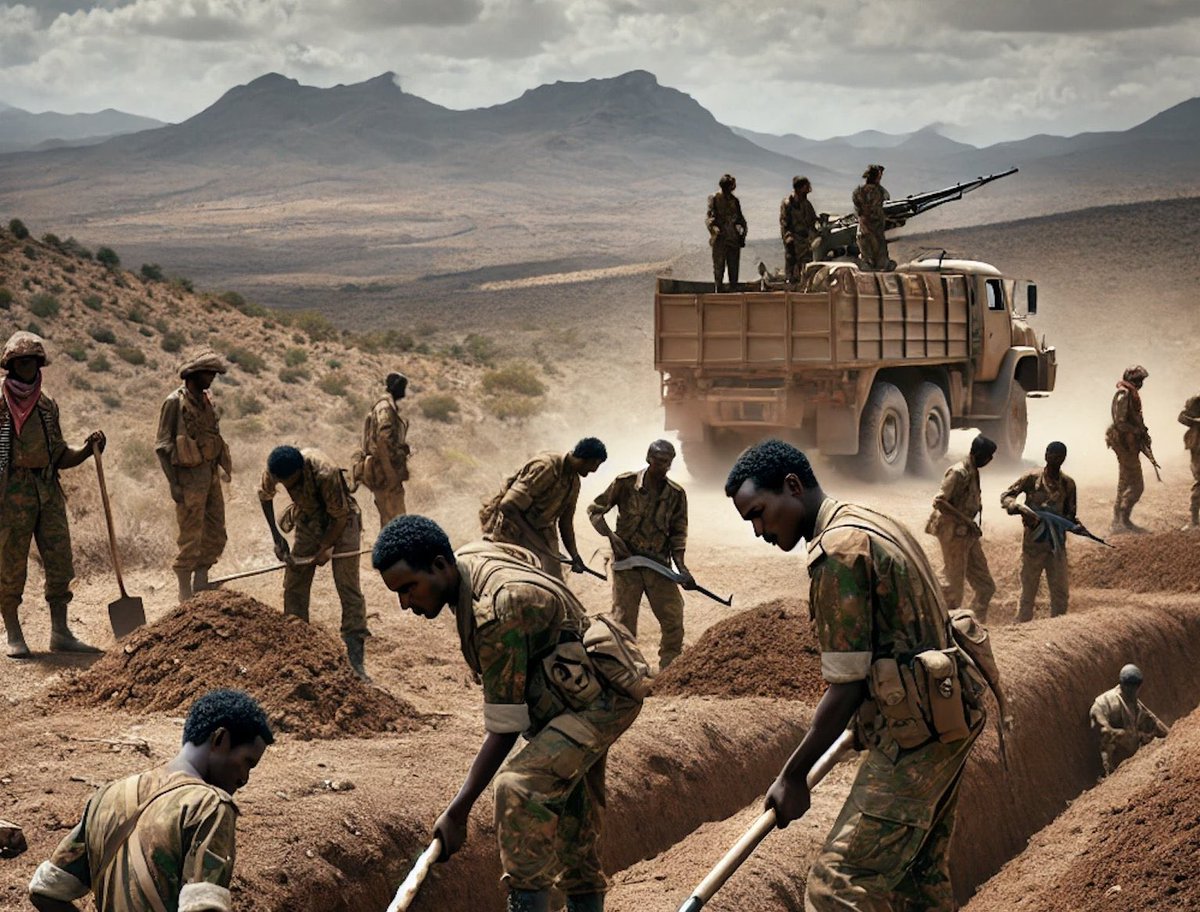 MehariMeng53005's tweet image. Slavery still alive in our country👌!!
No one in #Eritrea has owned their own life in these 34 years. Lifetime military service without rights without pay is modern slavery, that is why more than 20% of the youth are forced into exile.
#BlueRevolution #RegimeChangeInEritrea