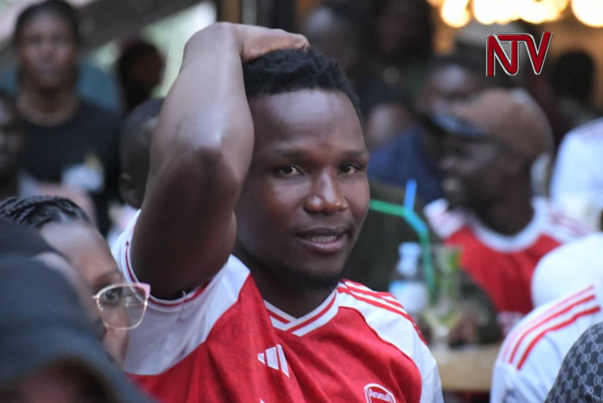 ntvuganda's tweet image. #Sponsored: The PRESSURE is getting ....
It is a very tight game - please hug an Arsenal fan near you! 

#TCLWatchParty | Powered by TCL Electronics Uganda