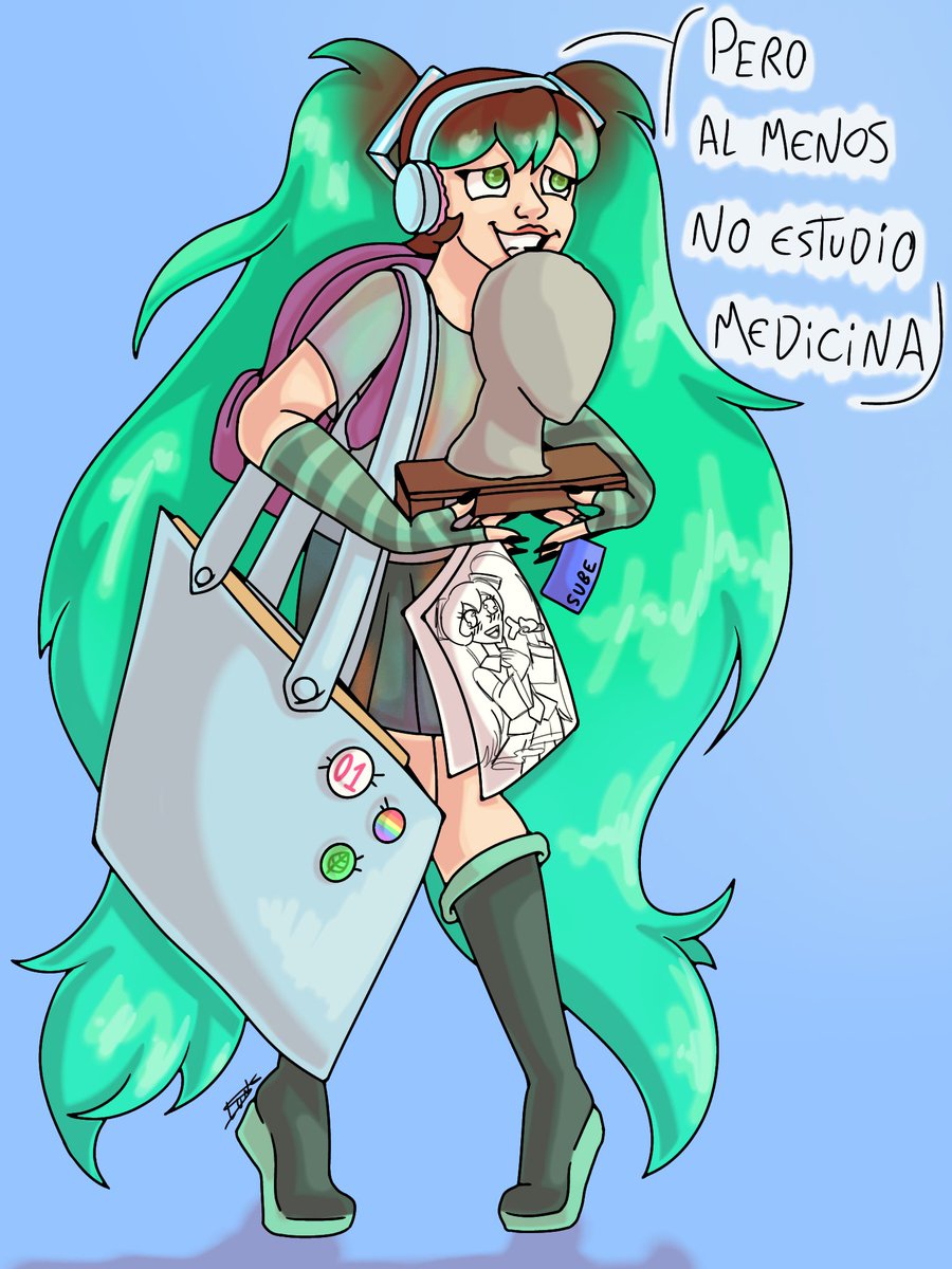 McBadDrawings's tweet image. Happy Birthday Hatsune Miku! 🎤

#MikuDay #VOCALOID