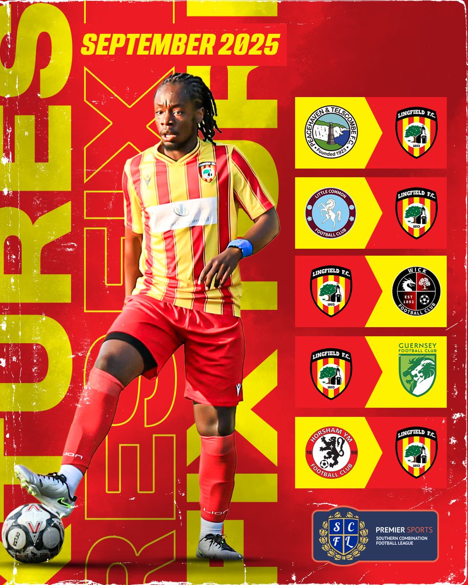 🗓️🗓️This months fixtures 🗓️🗓️

Away  - <a href="/PT_FC/">Peacehaven & Telscombe Football Club</a> (PB Cup🏆)
Away - <a href="/littlecommonfc/">Little Common F C</a> (<a href="/TheSCFL/">Premier Sports The SCFL</a> Prem) 
Home - <a href="/wick_club/">Wick Football Club</a> (<a href="/TheSCFL/">Premier Sports The SCFL</a> Prem)
Home - <a href="/GuernseyFC/">Guernsey FC</a> (<a href="/TheSCFL/">Premier Sports The SCFL</a> Prem)
Away - <a href="/horshamymfc/">Horsham YM FC</a> (<a href="/TheSCFL/">Premier Sports The SCFL</a> Prem)

#upthelingers #nonleaguefootball #step5 #fixtures #cupmatch #UpNext