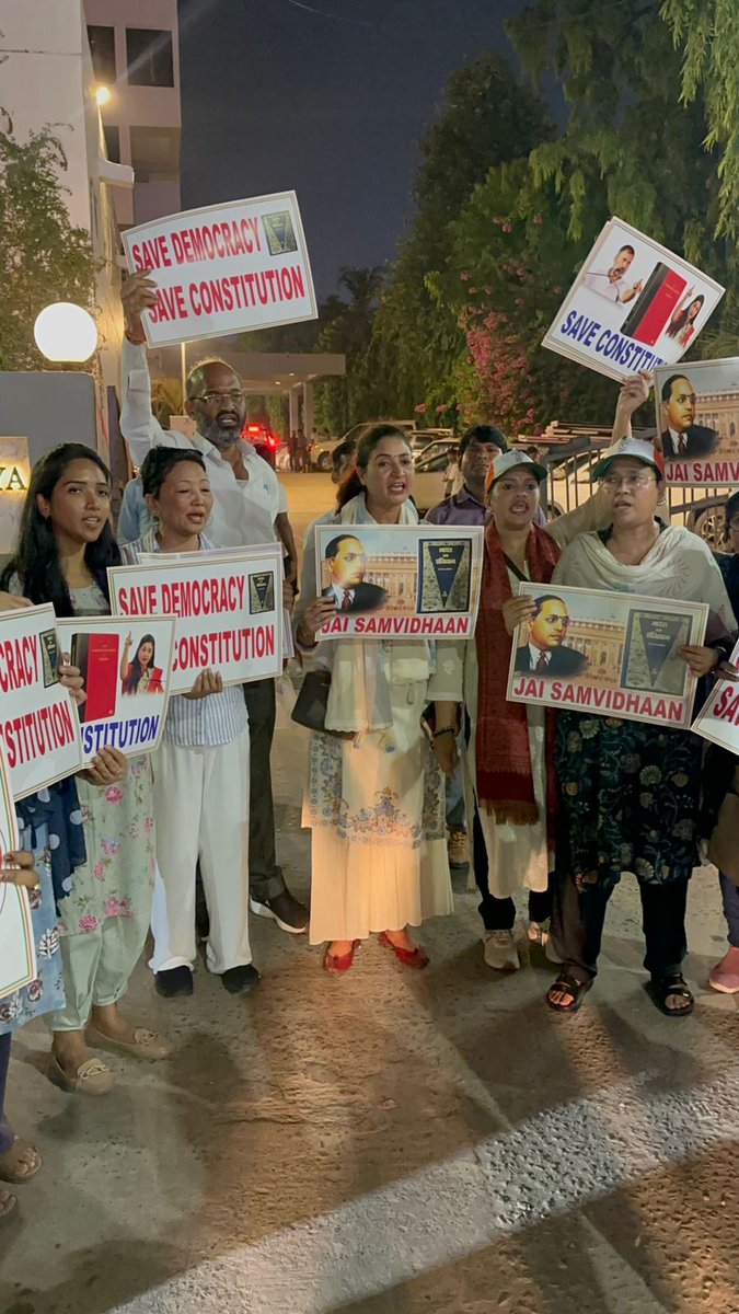 NPMC_Official's tweet image. &quot;The Constitution is worth saving,
The Rule of Law is worth saving,
Democracy is worth saving.&quot;

The President of the &apos;Nagaland Pradesh Mahila Congress&apos;(NPMC)
Smti. @AkumlaPongen participated in the &apos;JAI SAMVIDHAAN&apos; protest held in Patna, Bihar.

#SaveDemocracy #SaveConstitution