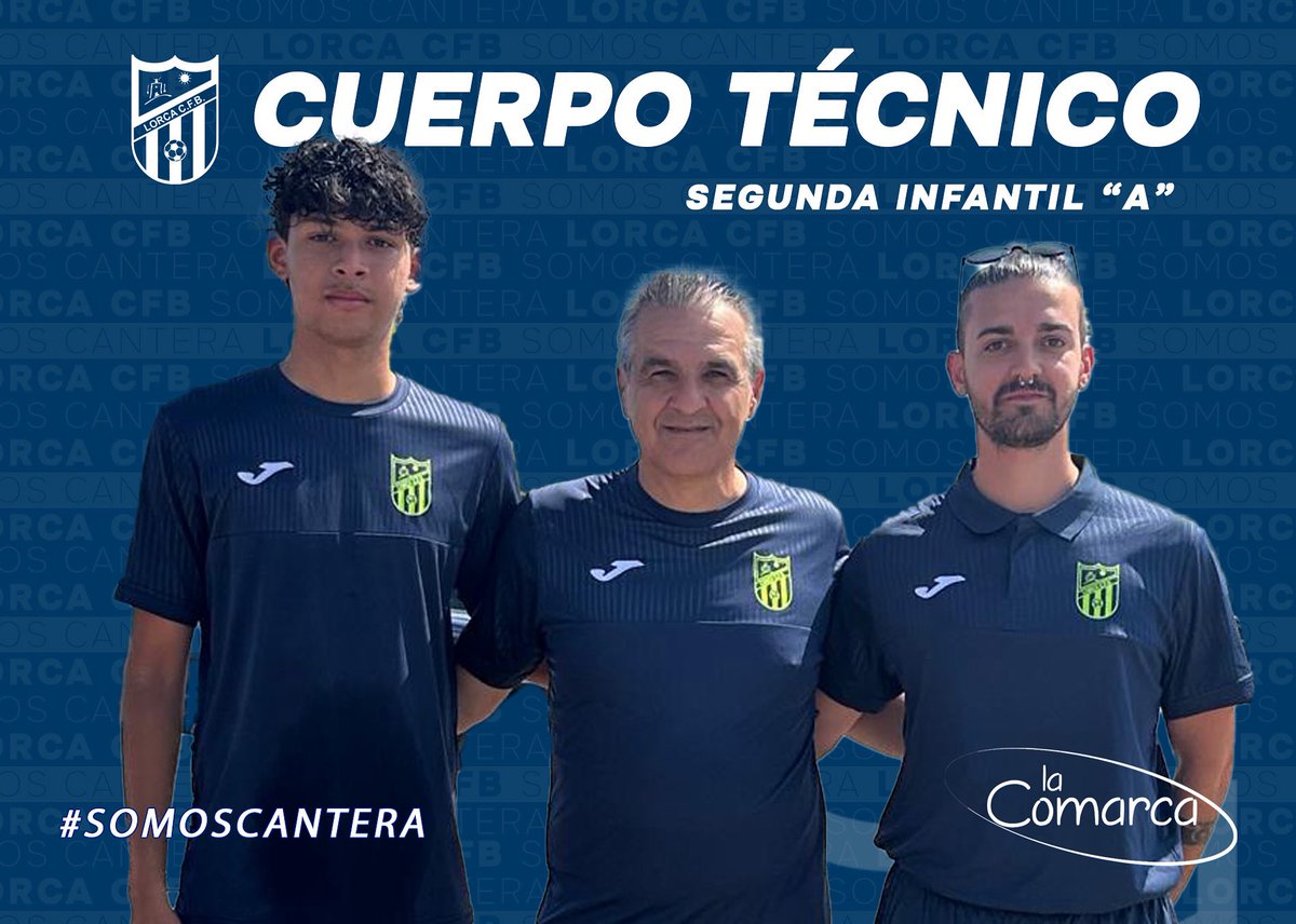 ENTRENADORES 🔊 | Juan Ramón, junto a Ángel David y Sebastián, comandará el Segunda Infantil “A” 🤝🏼 

👉🏼 Juanra y su cuerpo técnico son eficientes, eficaces y con un estilo personal y propio que los hace diferentes

#SomosCantera #LorcaCFB 🔵⚪️