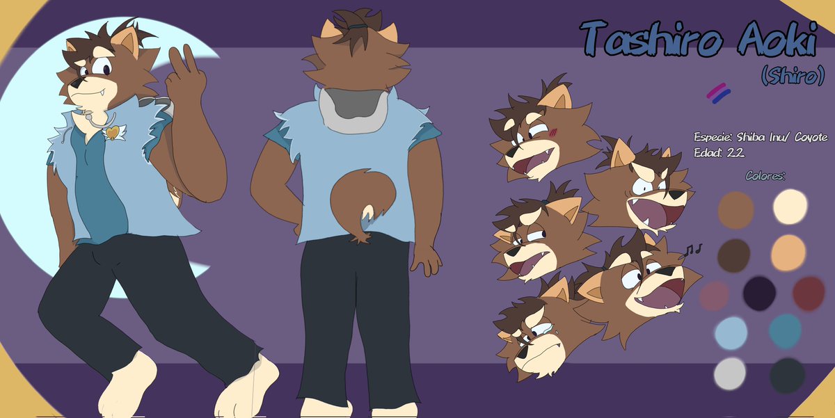 ShiroV612's tweet image. Bueno TAN TAN TAN YA TENGO MI REFERENCIA DE MI FURSONA AHHHHHH

dios ya un año de procastinarlo pero alfin la tengo, honestamente pudo ser mejor pero lo intente son libres de dibujarlo como gusten

#furry #fursona #furryreference #furryarts #furryartwork #furryartist #shibainu