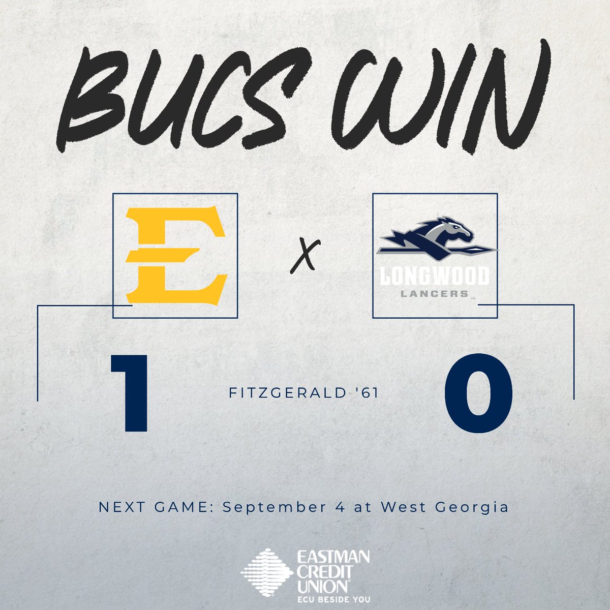 W!

Reagan Fitzgerald from Georgia Shields just past the hour mark has ETSU back in the win column! The Bucs go back on the road later this week at West Georgia.