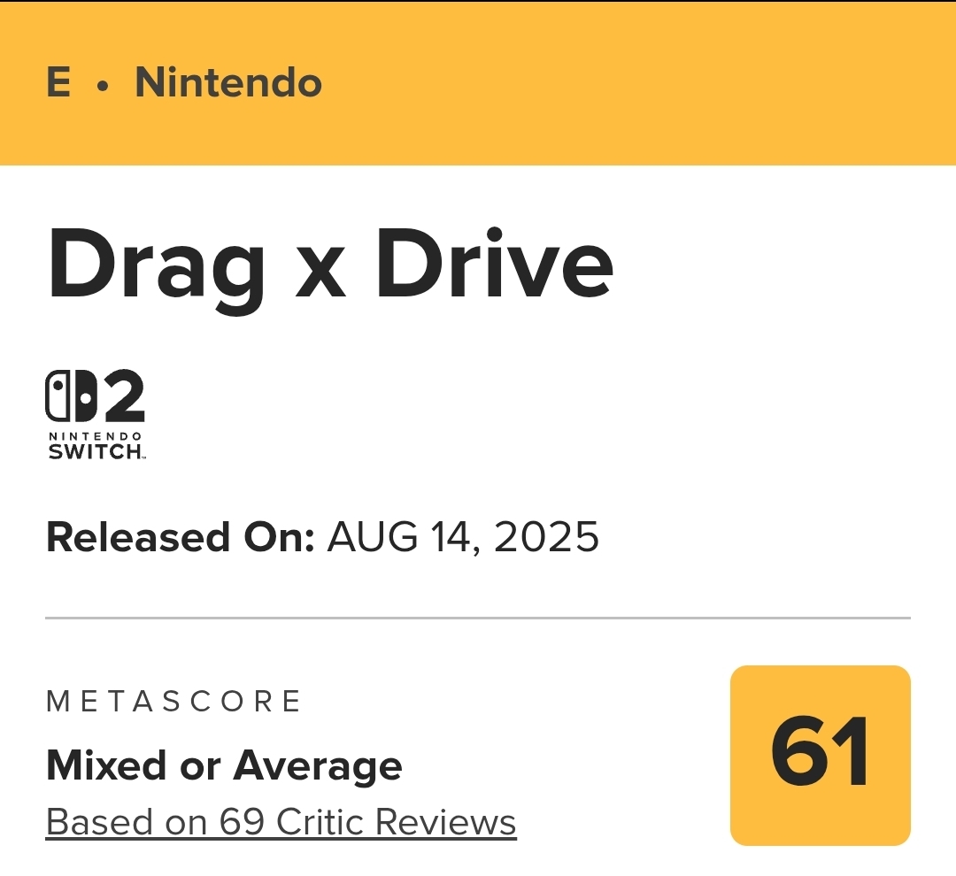 Nintendo fanboys that hyped this slop are the same ones bad mouthing Lost Soul Aside.
🤦‍♂️🤌