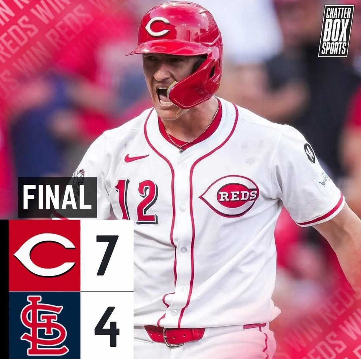 BOOOM!

Reds ML (-140) ✅

1-0 to start the day 🤑💰

LFG VIP!! 🔥🔥

#GamblingX #MLB