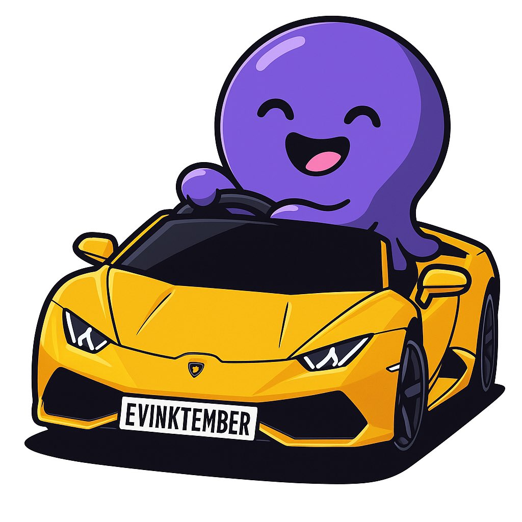 Those who ape early enjoy the front seat.
Those who wait… chase the tail lights. 🏎️💨

$EVINK 👉 inkypump.com/trade/0xFd47d1…