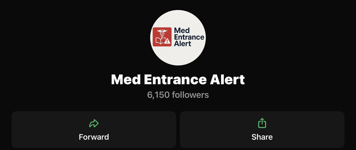 🌟 6000+ Med Aspirants, One Family! 

Thank you for amazing support 🙏 

#MedEntranceAlert #6000Strong #ThankYouFamily #NEETUpdates
#MedicoUpdates 

GET ALL UPDATES REGARDING
MEDICAL FIELD  For Join Channel :- 

whatsapp.com/channel/0029Va…