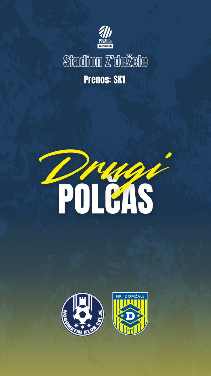 Drugi polčas v Celju.

#CELDOM 3:1