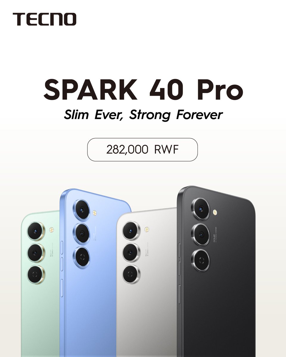 TECNOMobileRW's tweet photo. Spark 40 Pro with a 50MP ultra-clear main camera, with EIS electronic image stabilization technology, and AI RAW domain algorithm, backlight and night scenes are clearer, and details are restored more accurately.
#spark40series #sparkselfiestory #spark40pro #tecnoai https://t.co/VUq07oRS4l