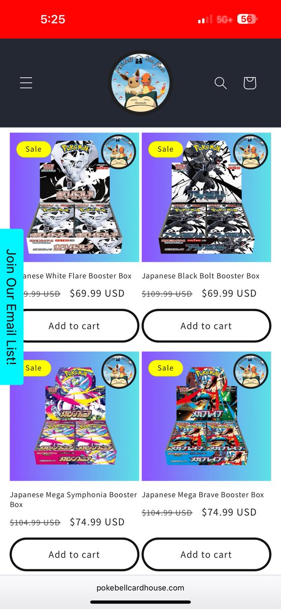 Labor Day Sale! 
Select Japanese products still in stock!
Use code: LaborDay for 20% off your order if purchased today or tomorrow! 
Have a fun and safe weekend!

PokeBellCardHouse.com

#Pokemon #BoosterBox #PokeBell #PokemonTCG