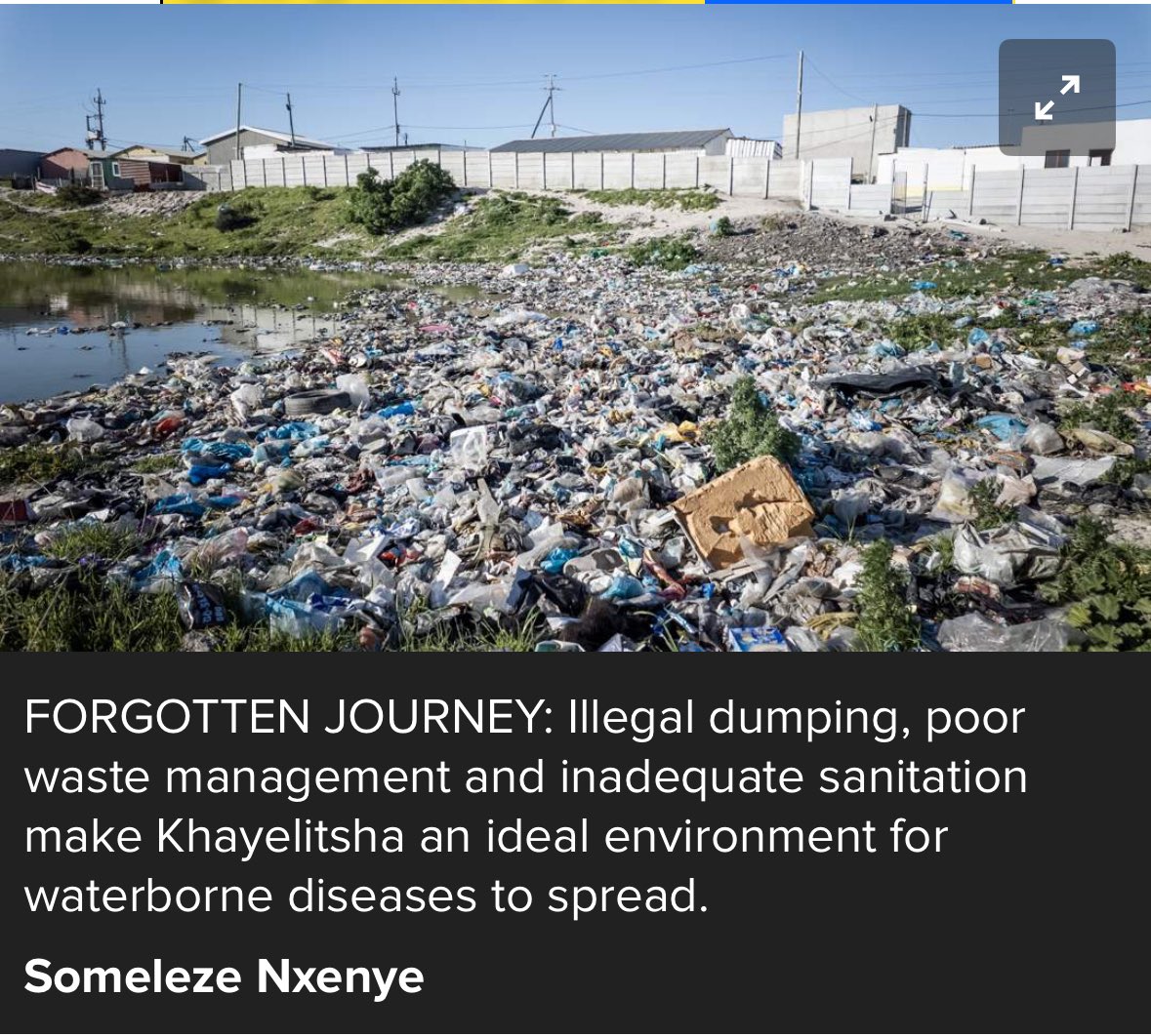 Whilst the DA shifts focus to Tshwane, Khayelitsha tells its own story. Kids captured stagnant water, pollution &amp; hardship in a few photos—now hanging in a London gallery❗️Beautiful images, but a heartbreaking reality. 😭💔via News24
#WhereTheDAGoverns 
#Khayelitsha
#WesternCape