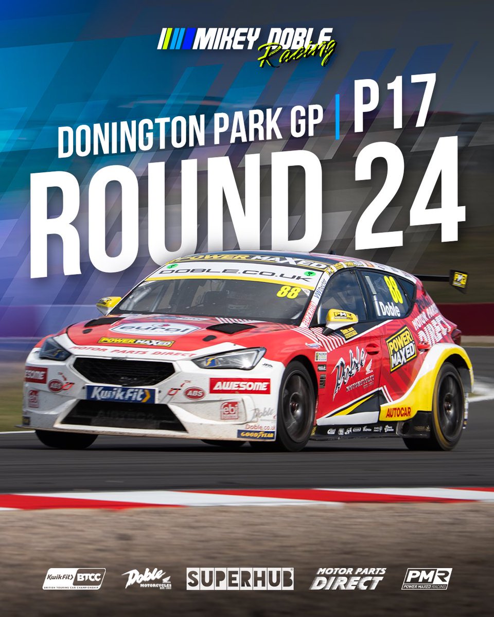 MikeyDoble's tweet image. P17 and we’re back on top of the Independent table 🏁

@UKPMR @MotorPartsDir @wearesuperhub @doblehonda

#88ARMY #DobleMotorcycles #PMR #DoblesDoughballs #BTCC #Motorsport #MotorPartsDirect #Superhub