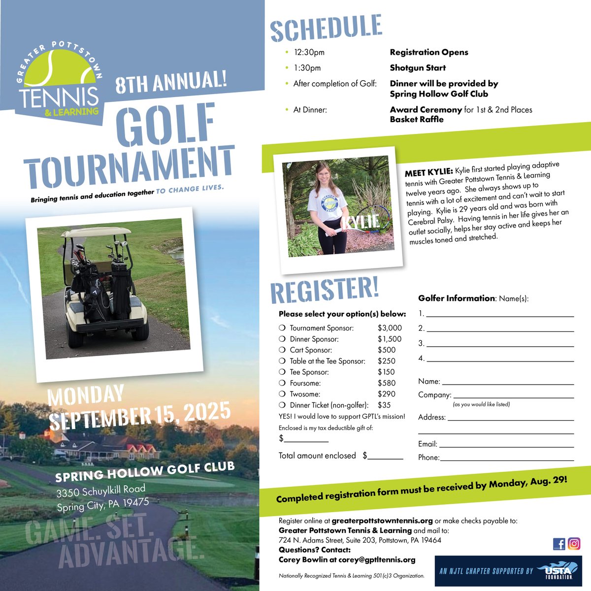 Check out this fundraiser by local partner, Greater Pottstown Tennis and Learning!

#YW3CA #GPTL #Fundraiser