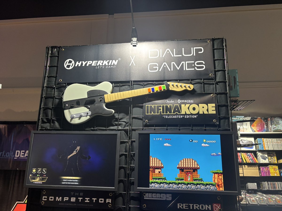 <a href="/Hyperkin/">Hyperkin</a> <a href="/pax/">PAX</a> <a href="/dialupgames/">Dial Up Games</a> <a href="/DrakongGaming/">Drakong</a> The only questions I have as a rhythm gamer is, is the Frets mechanical