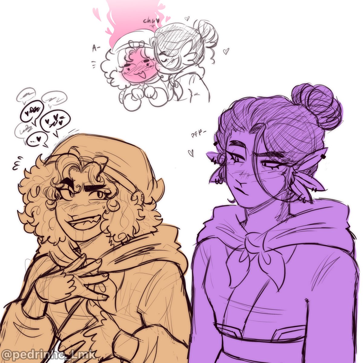 pedrinho_Lmk's tweet photo. Yuri shadowpeach yayyy I drew these a looong time ago, I hc macaque’s hair would be kind of like Asami’s from tlok
 #shadowpeach #legomonkiekid #monkiekid #sunwukong #macaque https://t.co/Nkk75S2Gq6