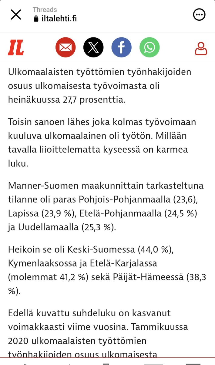 Joka kolmas työperäisen oleskeluluvan saanut EI ole hommissa. Eli työpaikat, joihin tullaan, eivät ole vakituisia ja elättäviä. Kysymys: huijataanko Migriä vai huijataanko mamuja?