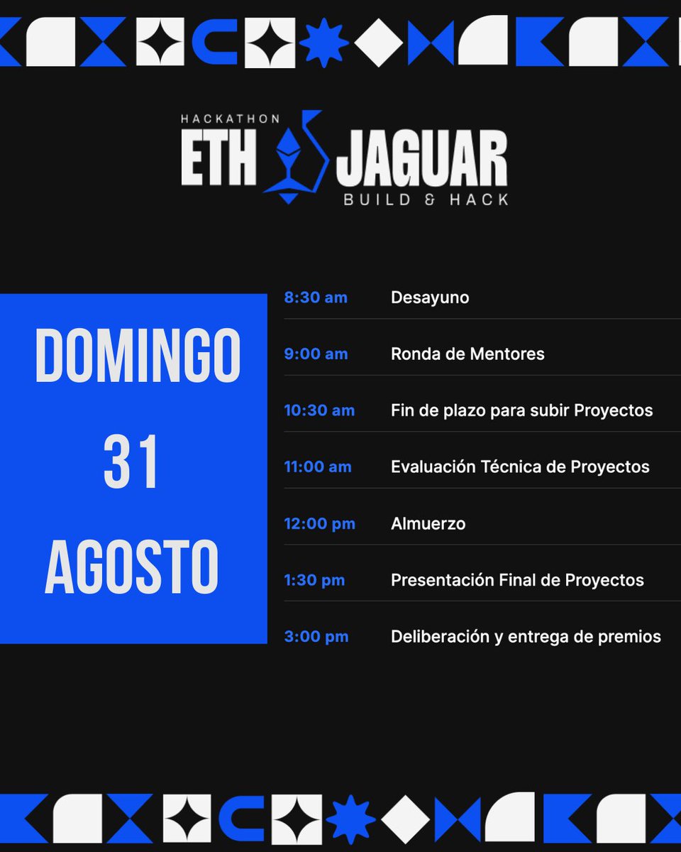 Gm ✨ agenda de hoy, último día!