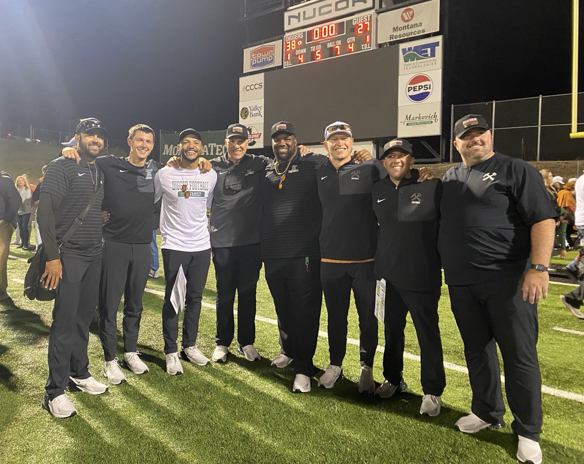 Love getting to coach with a bunch of guys that I consider my best friends!  This staff is special and I’m very lucky to be surrounded by these great men! They care about the right things and they work extremely hard to represent the MT Family! Trust and Togetherness Wins!