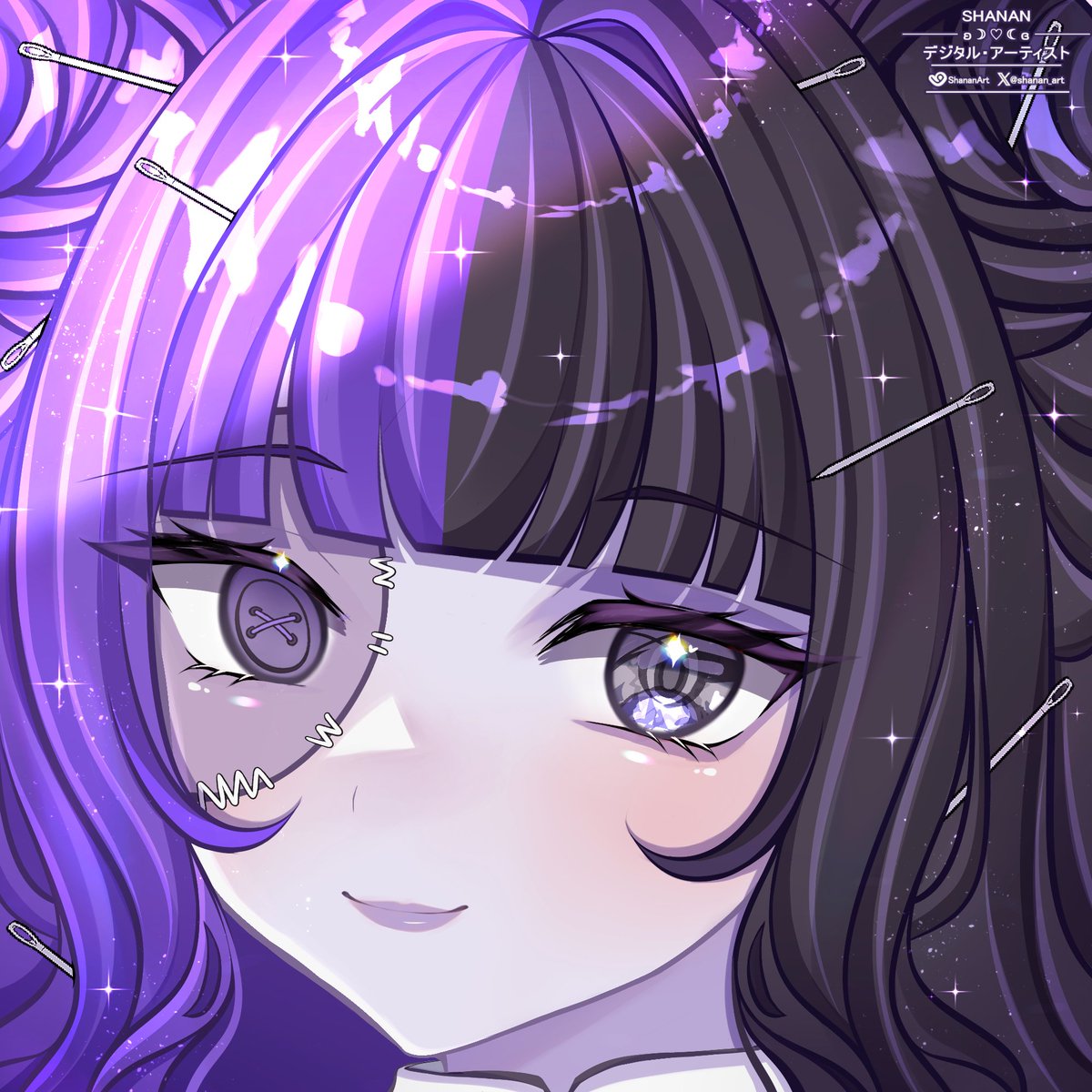 Pfp YCH sketch icon for the sweetest @/NylaPlush on Vgen 💜✨
Very beautiful design! (⁠*⁠˘⁠︶⁠˘⁠*⁠)⁠.⁠｡⁠*⁠♡

        ᥥ ᘏ
꒰ঌ(ृ ᵕ༚ᵕ｡)໒꒱
 ╭ᑌ─ᑌ─────────╮
  Very grateful always♡
 ╰ ────────────╯

#VgenComm #Vtuber #VTuberUprising