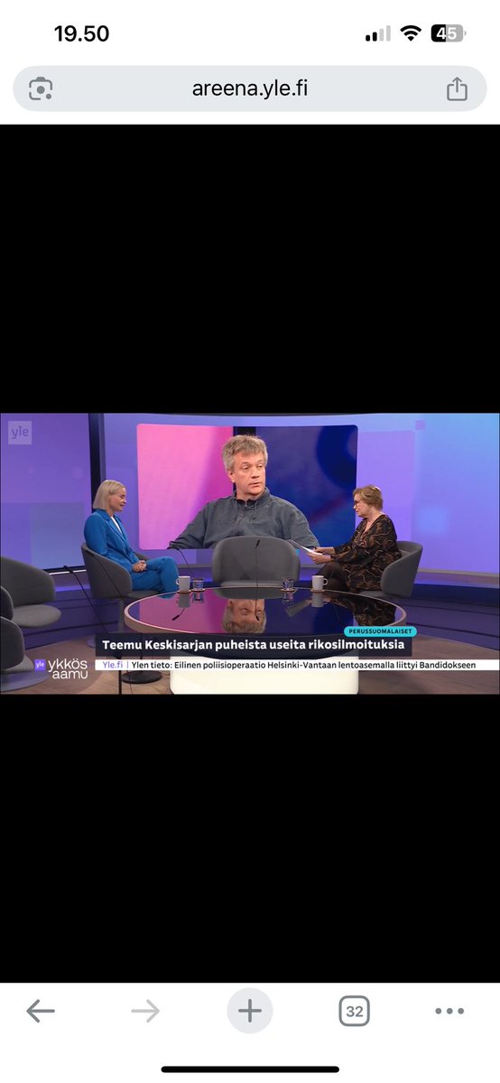 Jukka Perttula (@jukkaperttula) on Twitter photo Palaan Ykkösaamun. Ministeri <a href="/ir_rkp/">Riikka Purra</a> Purran tyyneyttä, paineensietokykyä ja argumentointia oli ilo seurata! Toimittaja@vaaherkumpu ei näyttäytynyt kognitiivisesti edukseen. Jokaisesta provokatiivisesta kysymyksestään hän sai bumerangin omaan maaliin! Hieno duell! 6-0! Palaan Ykkösaamun. Ministeri <a href="/ir_rkp/">Riikka Purra</a> Purran tyyneyttä, paineensietokykyä ja argumentointia oli ilo seurata! Toimittaja@vaaherkumpu ei näyttäytynyt kognitiivisesti edukseen. Jokaisesta provokatiivisesta kysymyksestään hän sai bumerangin omaan maaliin! Hieno duell! 6-0!