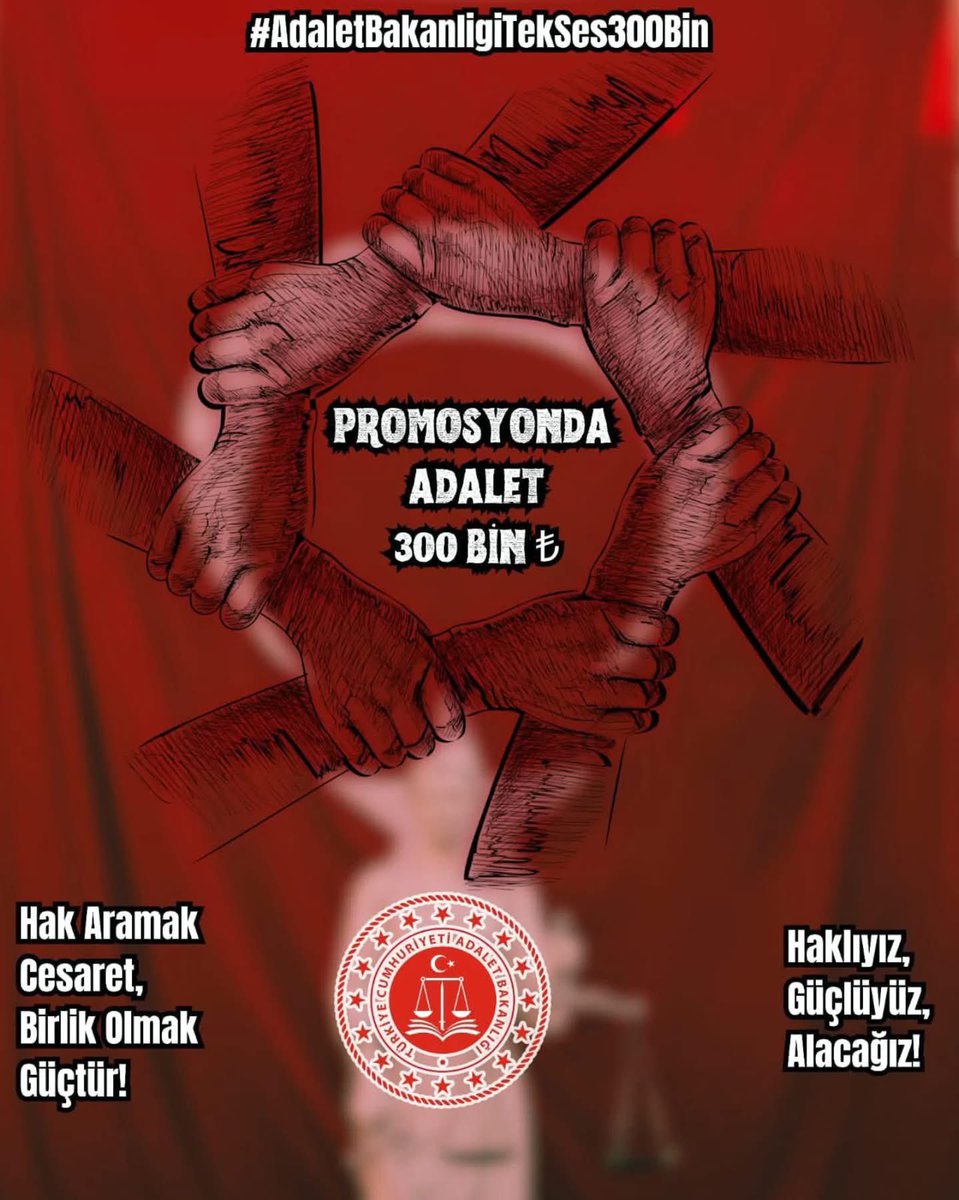 #AdaletinTerazisinde300Bin